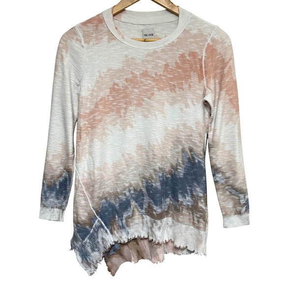 NIC+ZOE Sweaters - NIC+ZOE Tie Dye Asymmetrical Sweater Womens S Long Sleeve Casual Lightweight